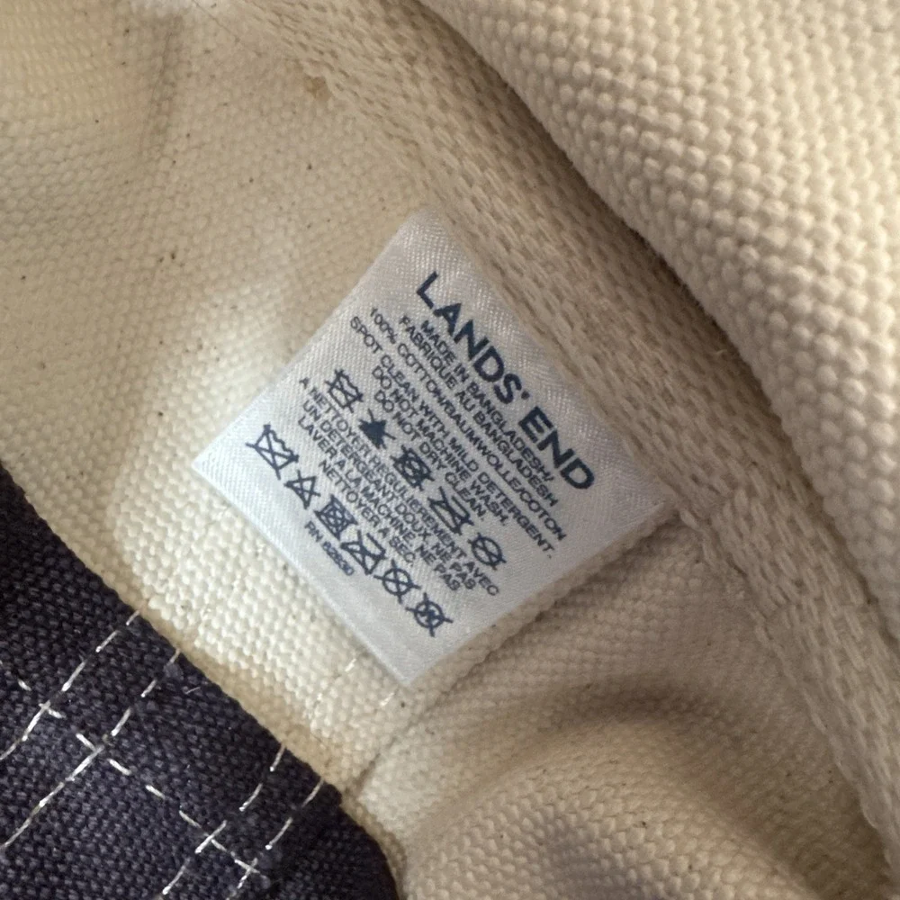 Lands End Girls Who Invest Canvas Medium‎ Tote